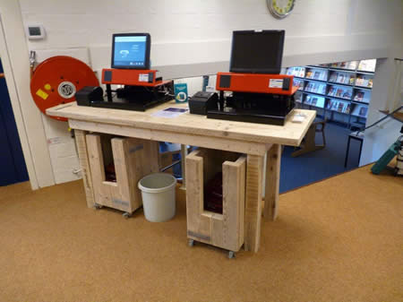 uitleenbalie - openbare bibliotheek den burg texel