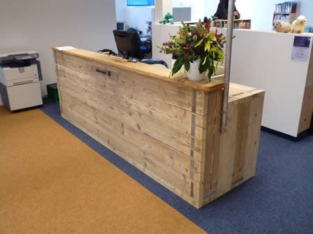balie van juthout / openbare bibliotheek den burg/ texel