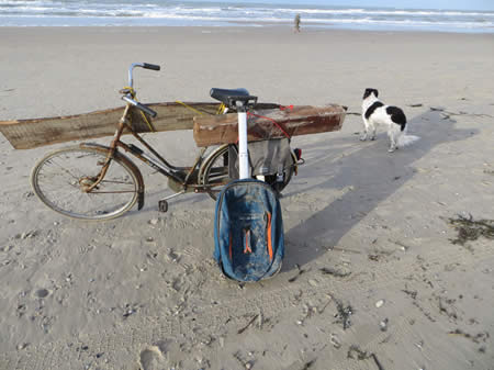 Samsonite koffer strand.