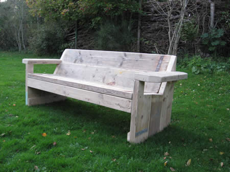 Juthouten tuinbank