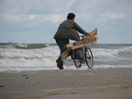 Texel/strandjutter/ Henk Brugge 
